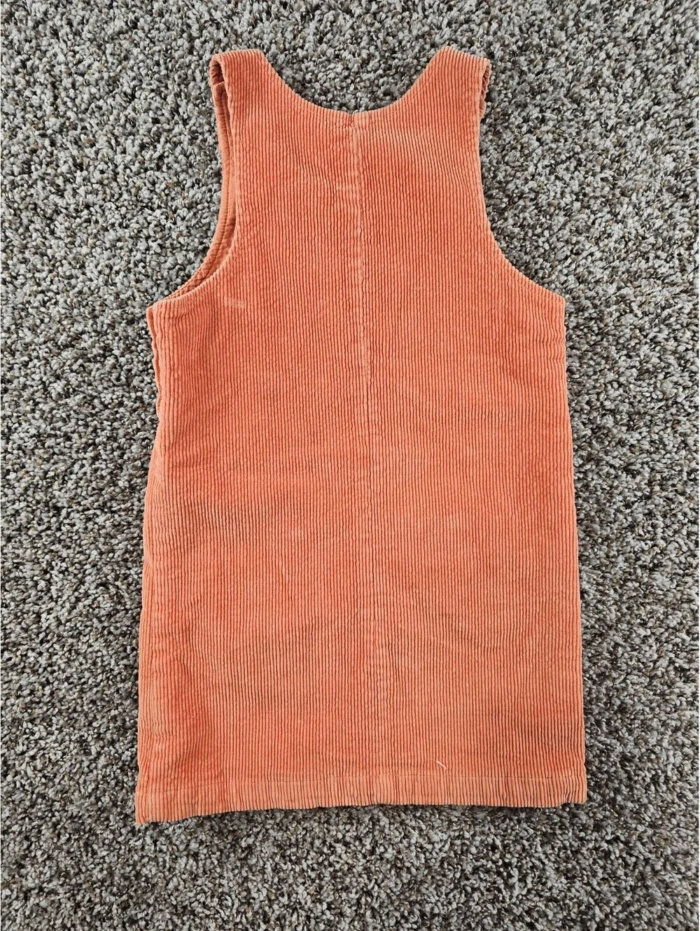 Cheeky Plum Clothing Girls Sz 6 Jumper Dress Orange Corduroy Autumn